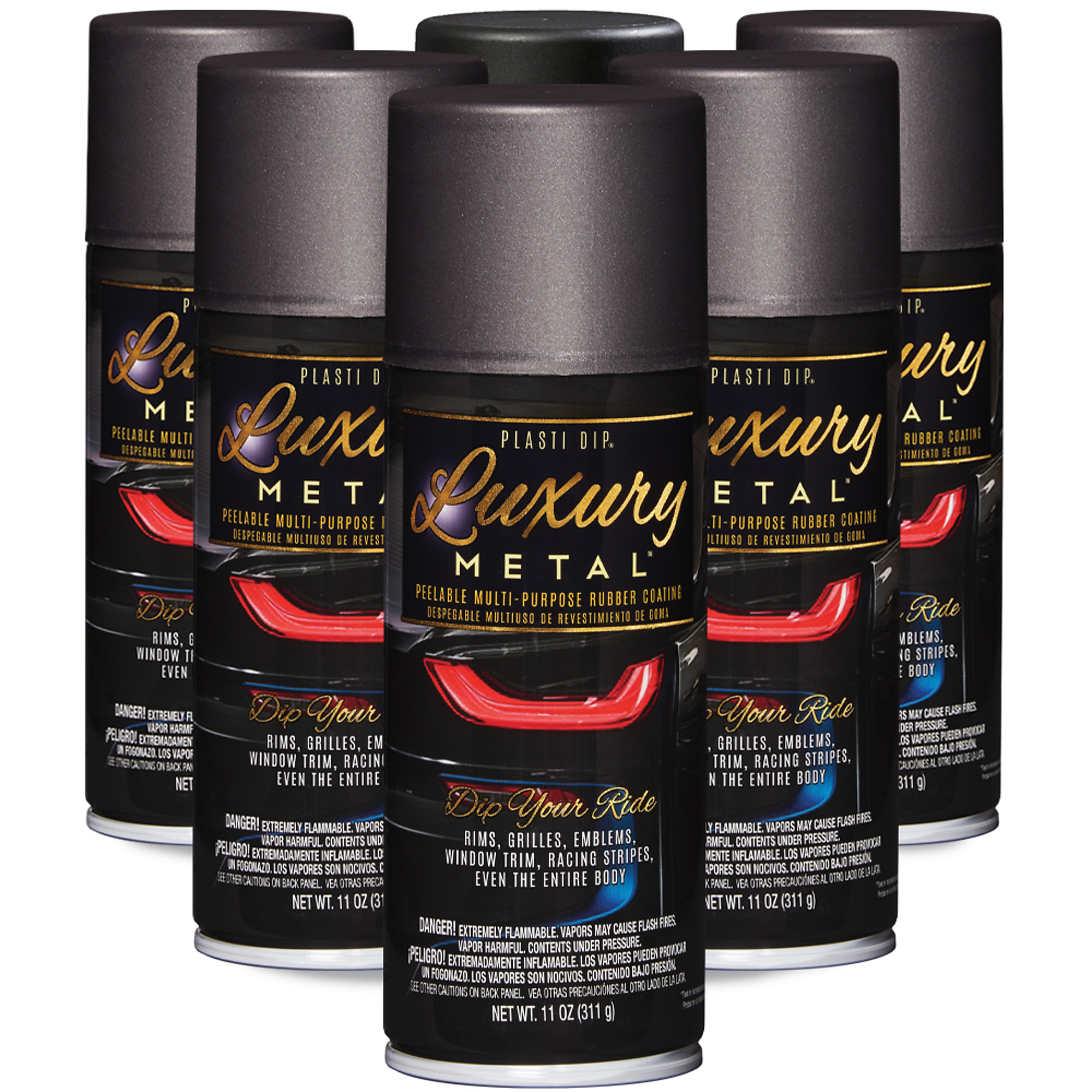 Plasti Dip Spray — 11-Oz., Black Sapphire Metallic, Flexible Rubber Coating, Model# 11350-6